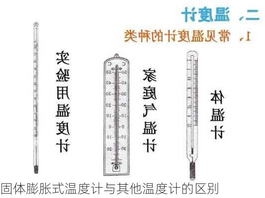 固体膨胀式温度计与其他温度计的区别