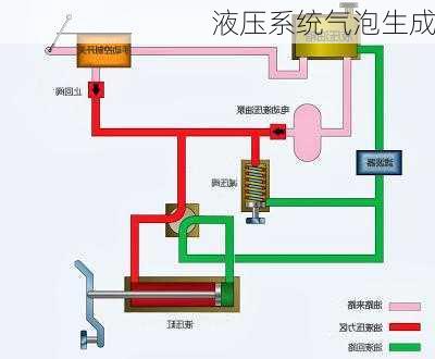 液压系统气泡生成