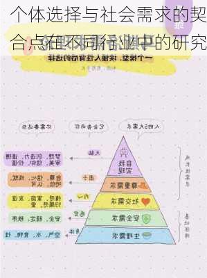 个体选择与社会需求的契合点在不同行业中的研究