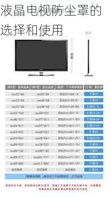 液晶电视防尘罩的选择和使用