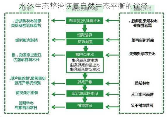 水体生态整治恢复自然生态平衡的途径