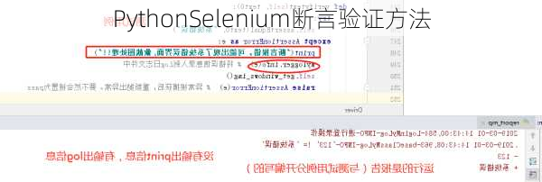 PythonSelenium断言验证方法