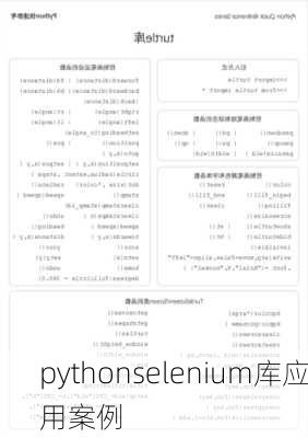 pythonselenium库应用案例