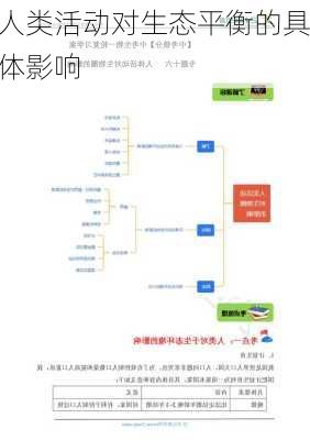 人类活动对生态平衡的具体影响