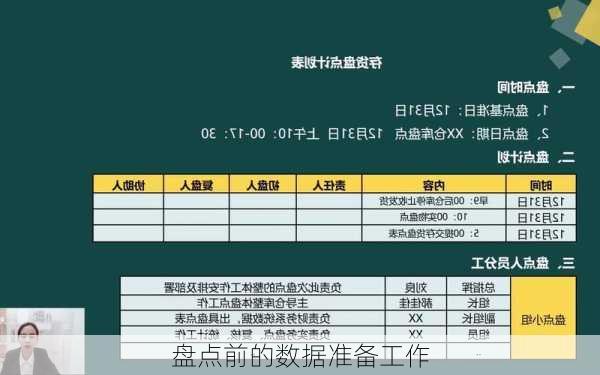 盘点前的数据准备工作
