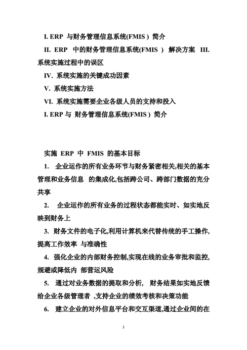 ERP系统实施成功的关键因素