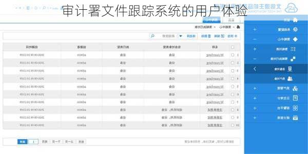 审计署文件跟踪系统的用户体验