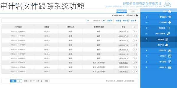 审计署文件跟踪系统功能