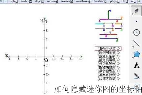 如何隐藏迷你图的坐标轴