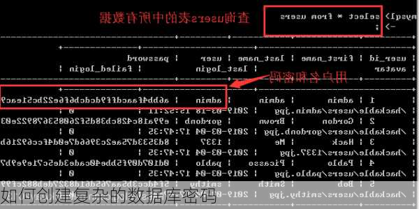 如何创建复杂的数据库密码