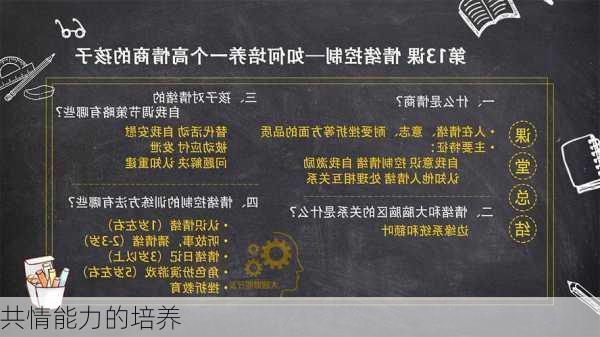 共情能力的培养