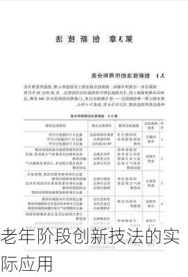 老年阶段创新技法的实际应用