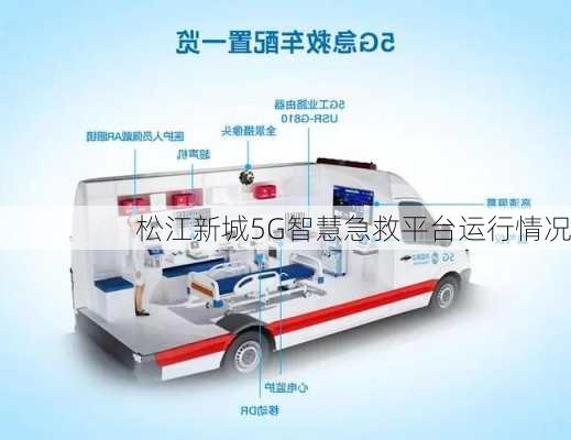 松江新城5G智慧急救平台运行情况