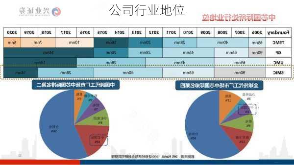 公司行业地位