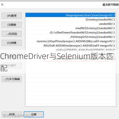 ChromeDriver与Selenium版本匹配