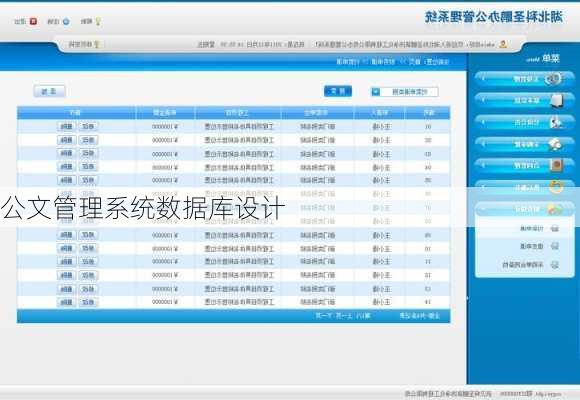 公文管理系统数据库设计