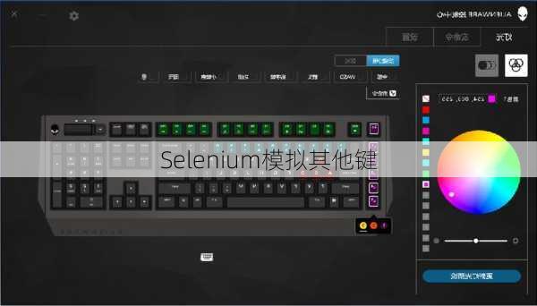 Selenium模拟其他键