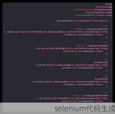 selenium代码生成