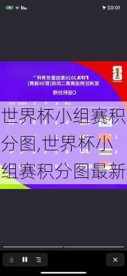 世界杯小组赛积分图,世界杯小组赛积分图最新