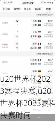 u20世界杯2023赛程决赛,u20世界杯2023赛程决赛时间