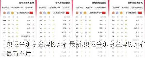 奥运会东京金牌榜排名最新,奥运会东京金牌榜排名最新图片