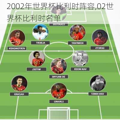 2002年世界杯比利时阵容,02世界杯比利时名单