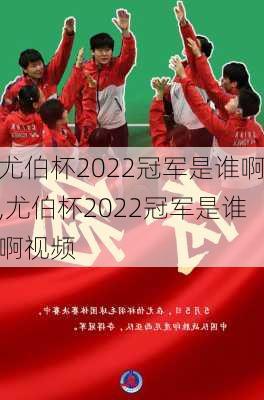 尤伯杯2022冠军是谁啊,尤伯杯2022冠军是谁啊视频