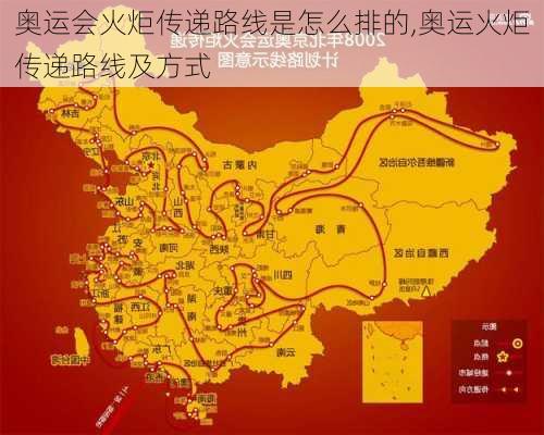 奥运会火炬传递路线是怎么排的,奥运火炬传递路线及方式