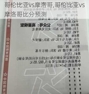 哥伦比亚vs摩洛哥,哥伦比亚vs摩洛哥比分预测