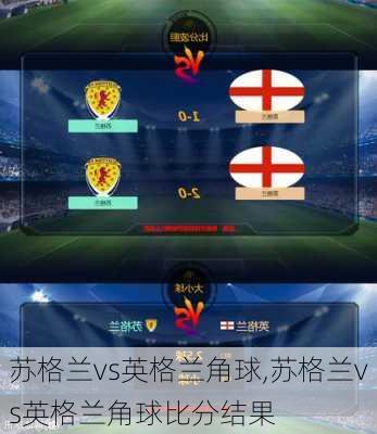 苏格兰vs英格兰角球,苏格兰vs英格兰角球比分结果