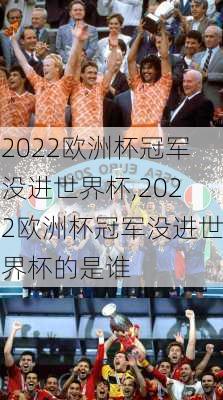 2022欧洲杯冠军没进世界杯,2022欧洲杯冠军没进世界杯的是谁