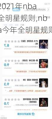 2021年nba全明星规则,nba今年全明星规则