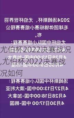 尤伯杯2022决赛战况,尤伯杯2022决赛战况如何