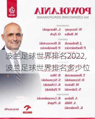 波兰足球世界排名2022,波兰足球世界排名多少位