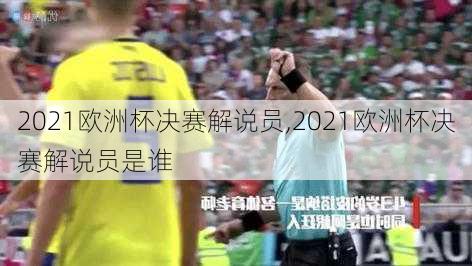 2021欧洲杯决赛解说员,2021欧洲杯决赛解说员是谁